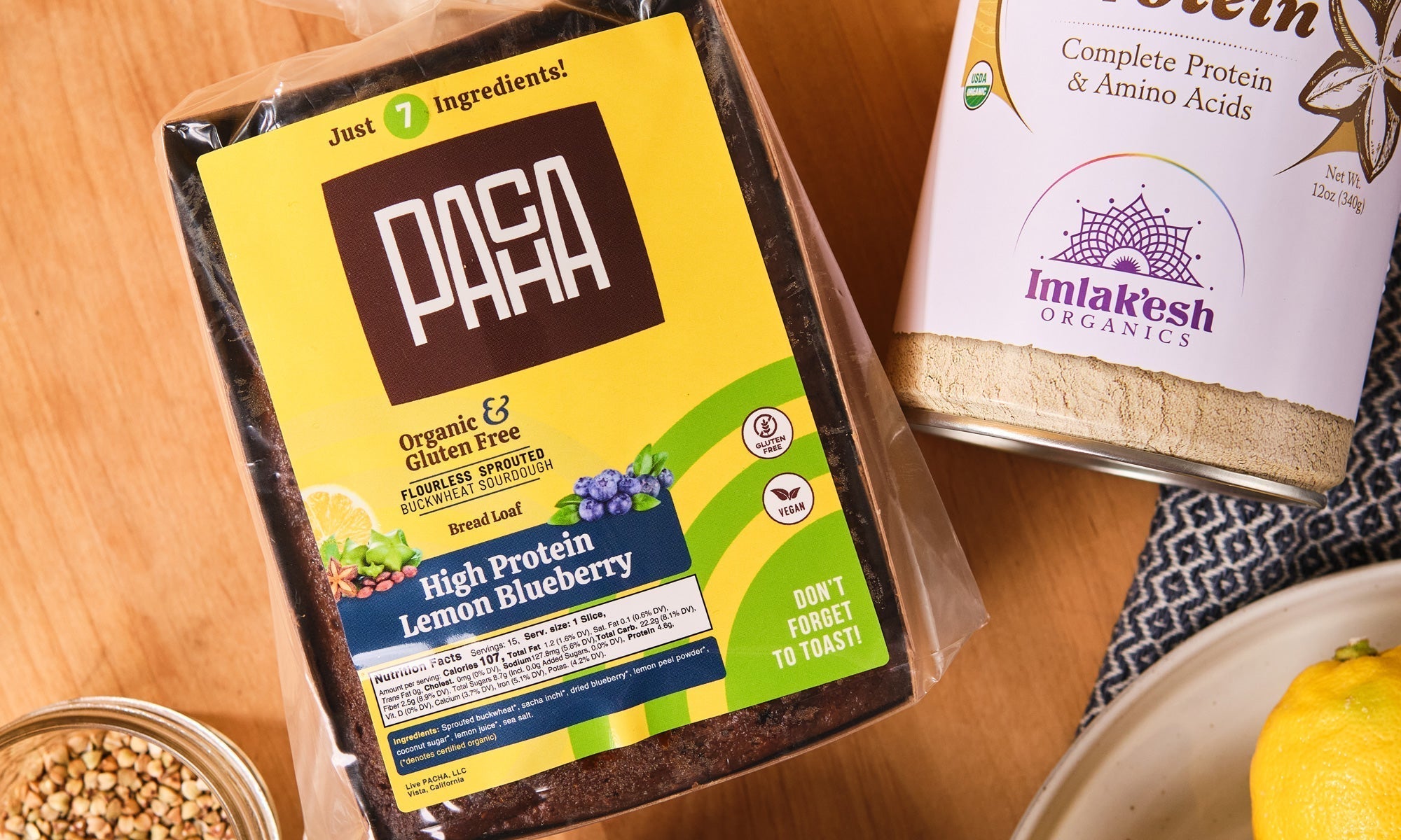 Imlak'esh x PACHA: Sacha Inchi Powered Protein Bread