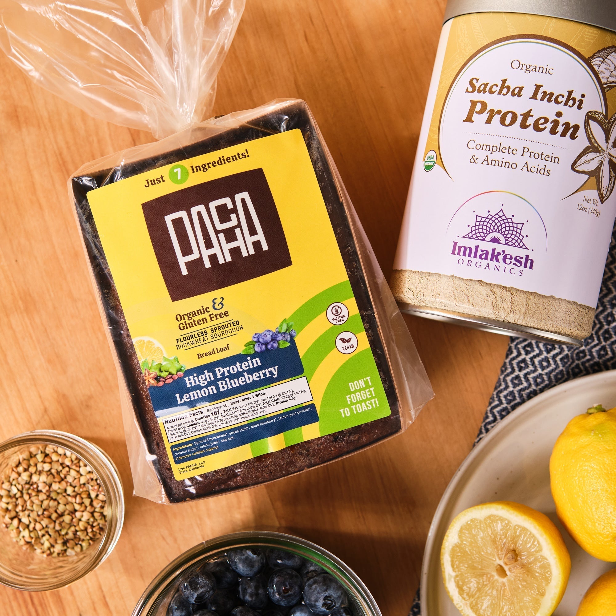 Imlak'esh x PACHA: Sacha Inchi Powered Protein Bread