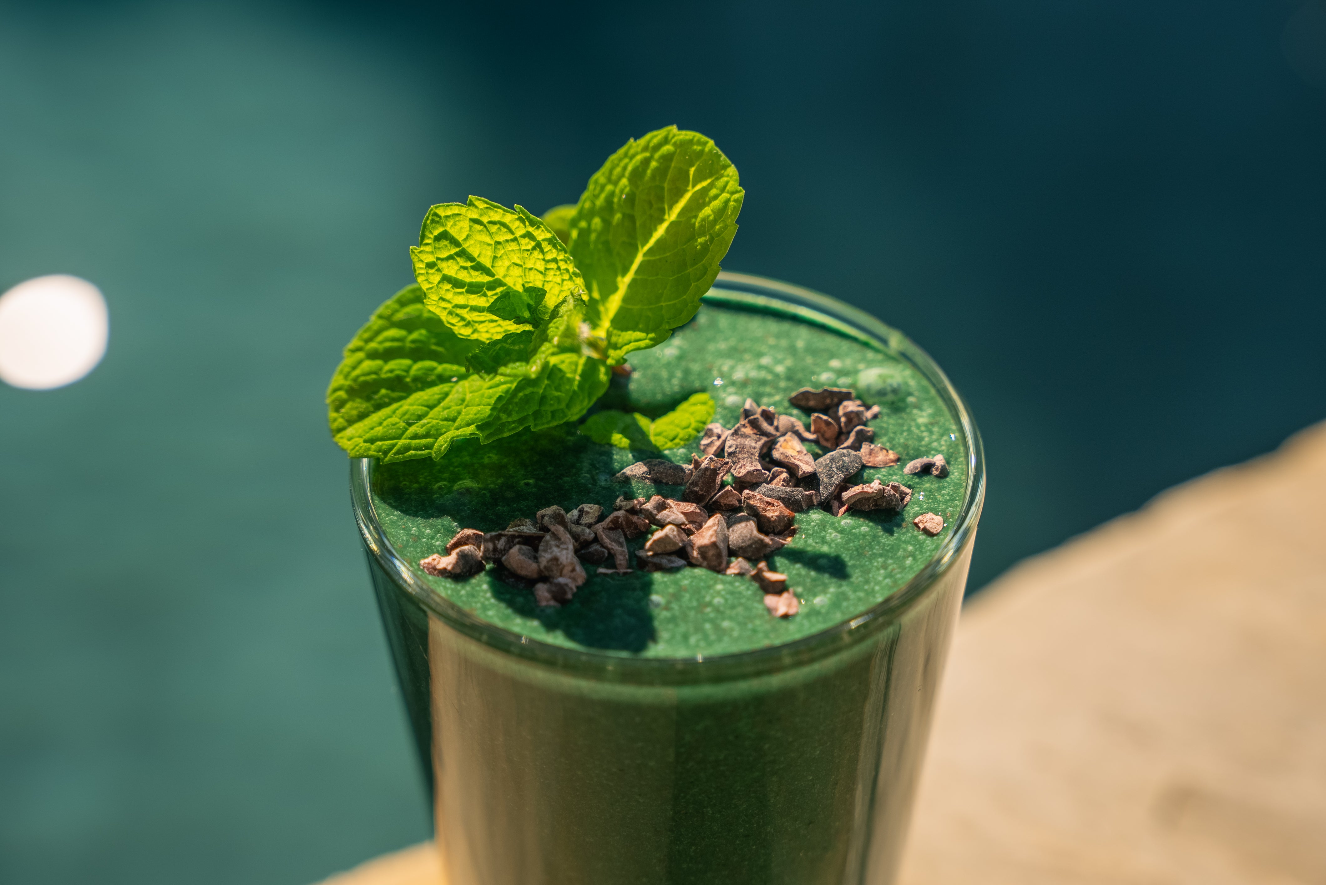 Mint Cacao Chip Smoothie